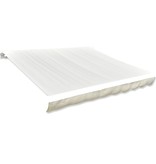 vidaXL Luifeldoek 4x3 m canvas crème