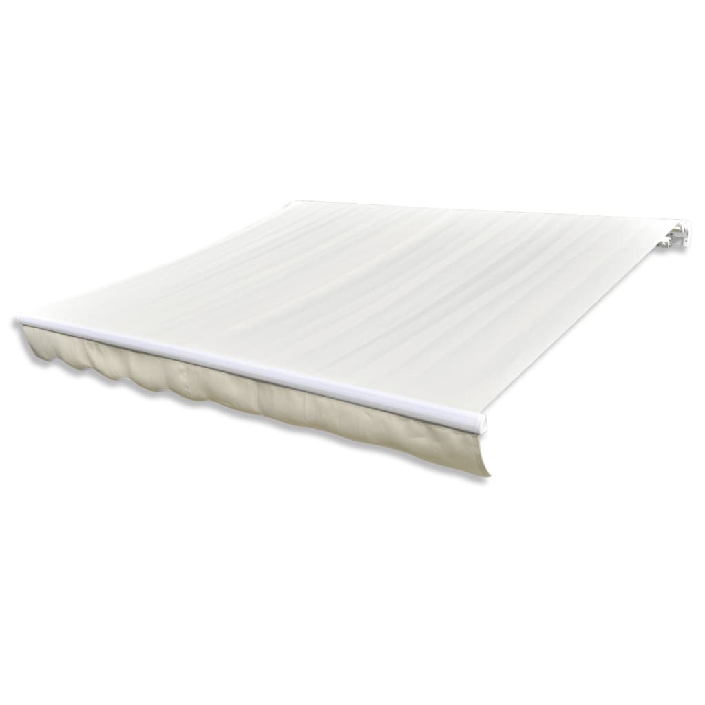 VidaXL Luifeldoek 4x3 m canvas crème