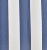 VidaXL Luifeldoek 6x3 m canvas blauw en wit