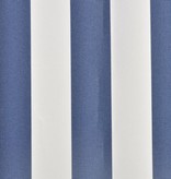 VidaXL Luifeldoek 4x3 m canvas blauw en wit