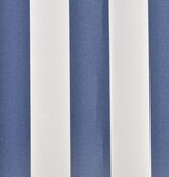 VidaXL Luifeldoek 3x2,5 m canvas blauw en wit