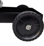 VidaXL Lasgereedschap wagen 3 planken zwart