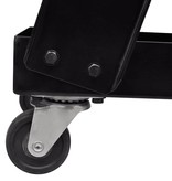 VidaXL Lasgereedschap wagen 3 planken zwart