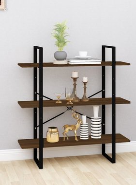 VidaXL Boekenkast 100x30x105 cm bewerkt hout bruineikenkleurig