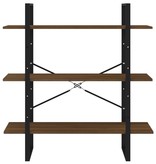 VidaXL Boekenkast 100x30x105 cm bewerkt hout bruineikenkleurig