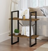 VidaXL Boekenkast 60x30x70 cm bewerkt hout bruineikenkleurig