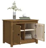 VidaXL Salontafel 71x49x55 cm massief grenenhout honingbruin