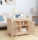 VidaXL Salontafel 71x49x55 cm massief grenenhout