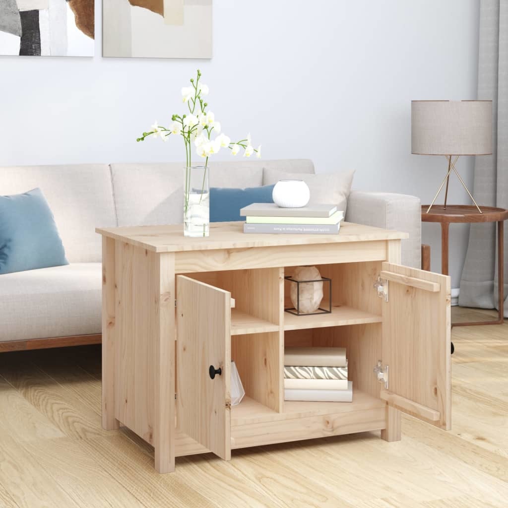 VidaXL Salontafel 71x49x55 cm massief grenenhout