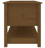 VidaXL Salontafel 102x49x55 cm massief grenenhout honingbruin