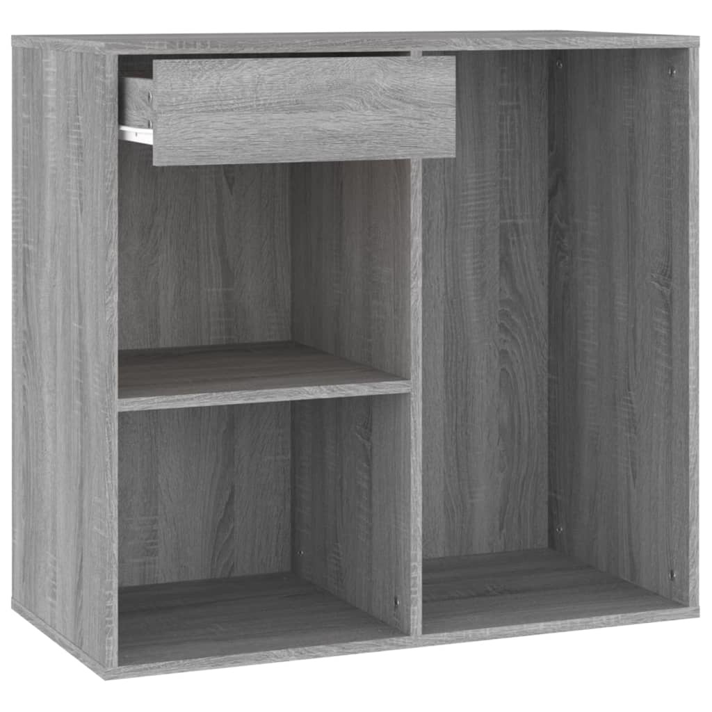 vidaXL Cosmeticakast 80x40x75 cm bewerkt hout grijs sonoma eikenkleur