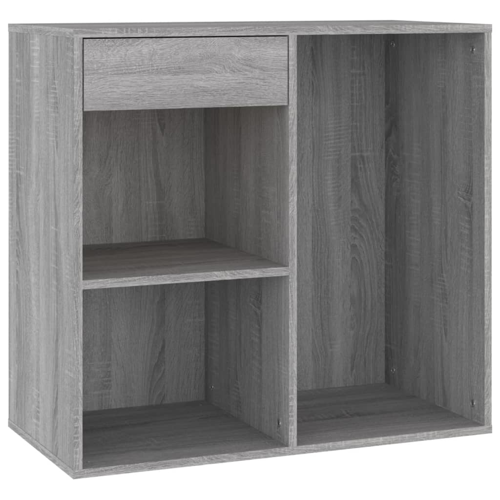 vidaXL Cosmeticakast 80x40x75 cm bewerkt hout grijs sonoma eikenkleur