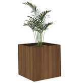 vidaXL Plantenbak 40x40x40 cm bewerkt hout bruineiken