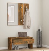 VidaXL Halmeubelset bewerkt hout sonoma eiken