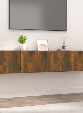 VidaXL Tv-meubelen 2 st 80x30x30 cm bewerkt hout gerookt eikenkleurig