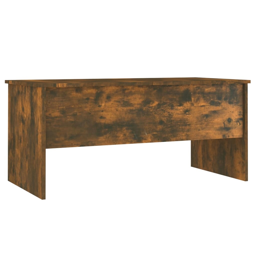 VidaXL Salontafel 102x50,5x46,5 cm bewerkt hout gerookt eikenkleurig