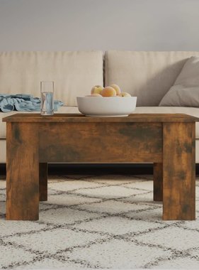 VidaXL Salontafel 79x49x41 cm bewerkt hout gerookt eikenkleurig