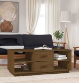 VidaXL Salontafel 100x50x41 cm massief grenenhout honingbruin