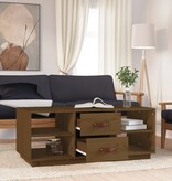 VidaXL Salontafel 100x50x41 cm massief grenenhout honingbruin
