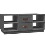 VidaXL Salontafel 100x50x41 cm massief grenenhout grijs