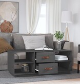 VidaXL Salontafel 100x50x41 cm massief grenenhout grijs
