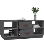 VidaXL Salontafel 100x50x41 cm massief grenenhout grijs