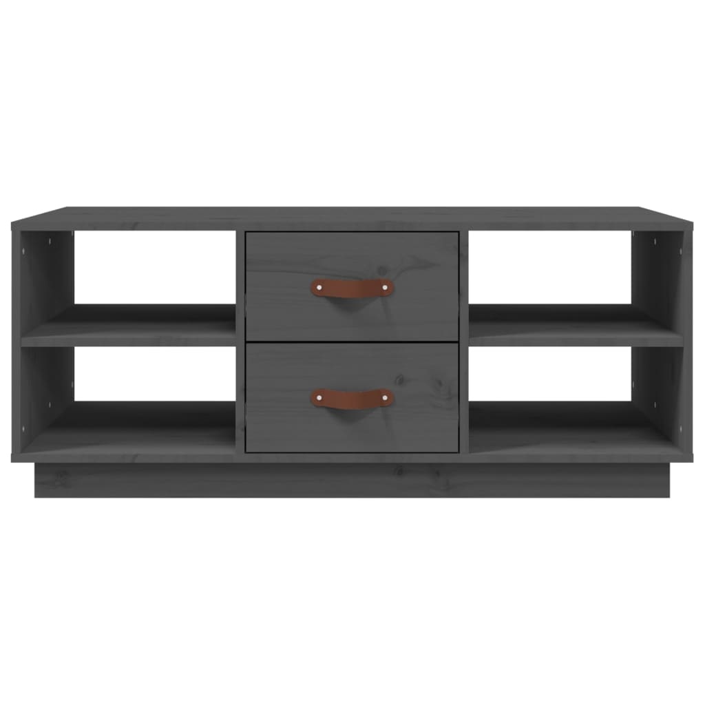 VidaXL Salontafel 100x50x41 cm massief grenenhout grijs