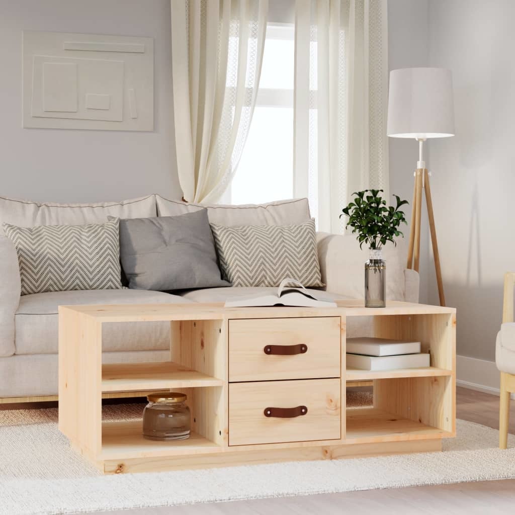 VidaXL Salontafel 100x50x41 cm massief grenenhout