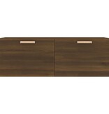 VidaXL Wandkast 100x36,5x35 cm bewerkt hout bruineikenkleurig