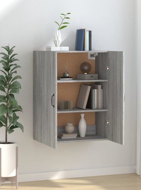 VidaXL Hangkast 69,5x34x90 cm bewerkt hout grijs sonoma eikenkleurig
