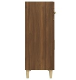 VidaXL Dressoir 69,5x34x89 cm bewerkt hout bruineikenkleurig