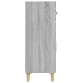 VidaXL Dressoir 69,5x34x89 cm bewerkt hout grijs sonoma eikenkleurig