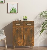 VidaXL Dressoir 69,5x34x89 cm bewerkt hout gerookt eikenkleurig