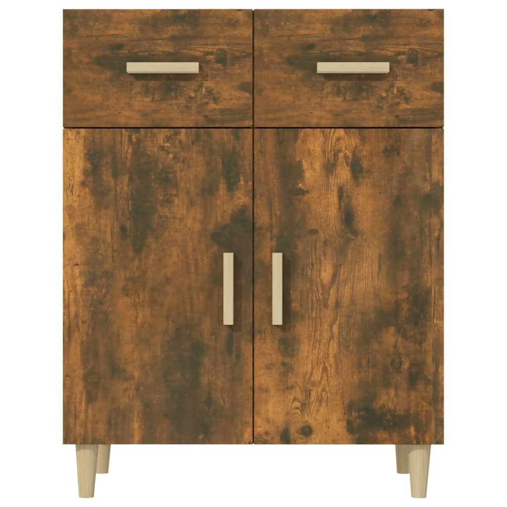 VidaXL Dressoir 69,5x34x89 cm bewerkt hout gerookt eikenkleurig