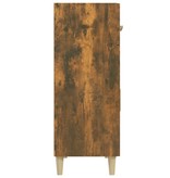 VidaXL Dressoir 69,5x34x89 cm bewerkt hout gerookt eikenkleurig