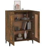 VidaXL Dressoir 69,5x34x90 cm bewerkt hout gerookt eikenkleurig