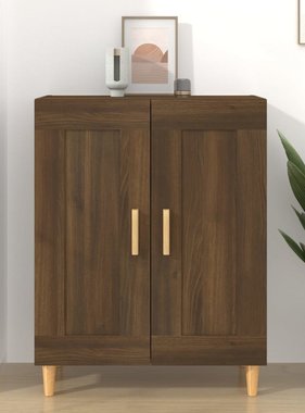 VidaXL Dressoir 69,5x34x90 cm bewerkt hout bruineikenkleurig