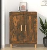 VidaXL Dressoir 69,5x34x90 cm bewerkt hout gerookt eikenkleurig
