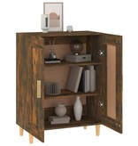 VidaXL Dressoir 69,5x34x90 cm bewerkt hout gerookt eikenkleurig