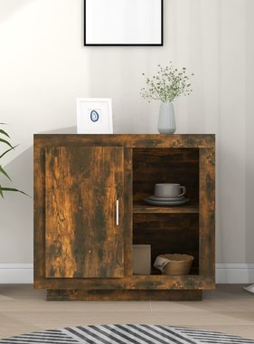 VidaXL Dressoir 80x40x75 cm gerookt eikenkleurig
