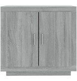 VidaXL Dressoir 80x40x75 cm bewerkt hout grijs sonoma eikenkleurig