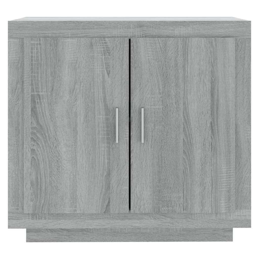 VidaXL Dressoir 80x40x75 cm bewerkt hout grijs sonoma eikenkleurig