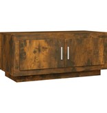 VidaXL Salontafel 102x50x45 cm bewerkt hout gerookt eikenkleurig