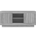 VidaXL Tv-meubel 102x35x45 cm bewerkt hout grijs sonoma eikenkleurig