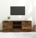 VidaXL Tv-meubel 102x35x36,5 cm bewerkt hout gerookt eikenkleurig