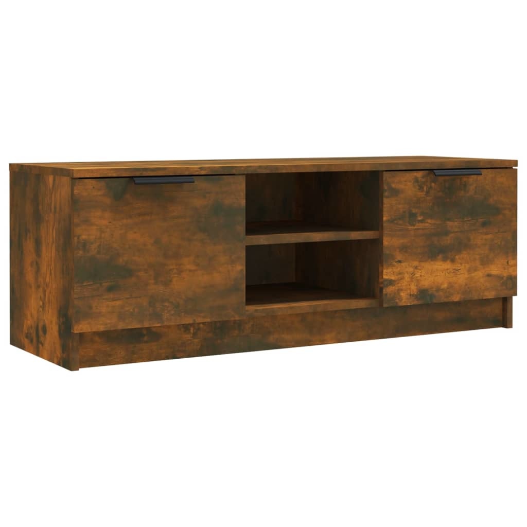 VidaXL Tv-meubel 102x35x36,5 cm bewerkt hout gerookt eikenkleurig