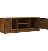 VidaXL Tv-meubel 102x35x36,5 cm bewerkt hout gerookt eikenkleurig