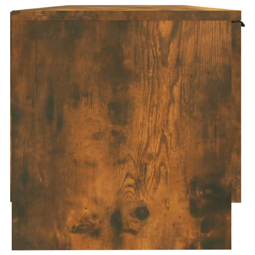 VidaXL Tv-meubel 102x35x36,5 cm bewerkt hout gerookt eikenkleurig