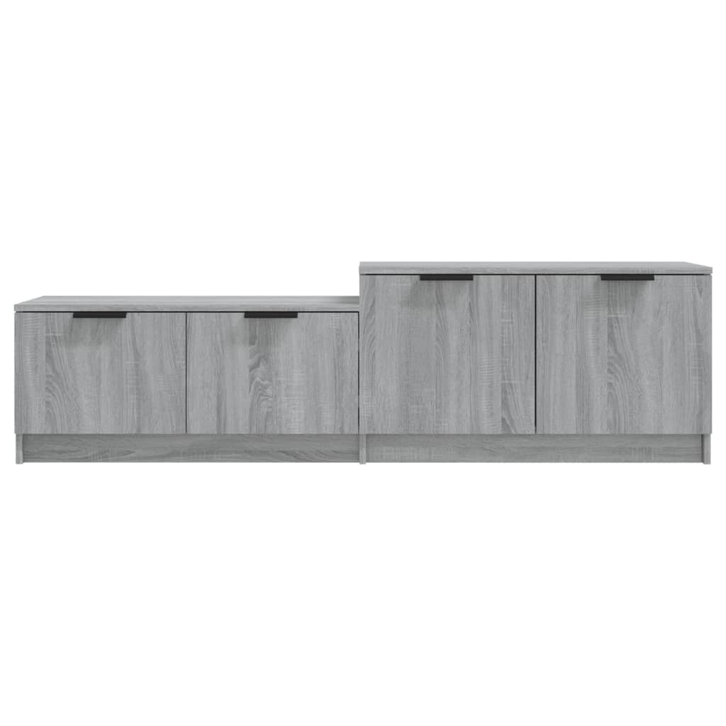 VidaXL Tv-meubel 158,5x36x45 cm bewerkt hout grijs sonoma eikenkleurig