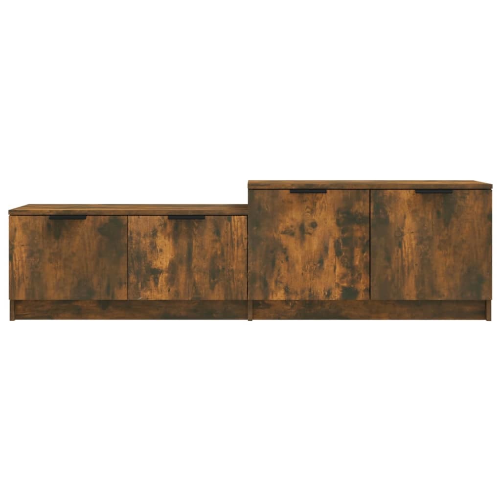 VidaXL Tv-meubel 158,5x36x45 cm bewerkt hout gerookt eikenkleurig